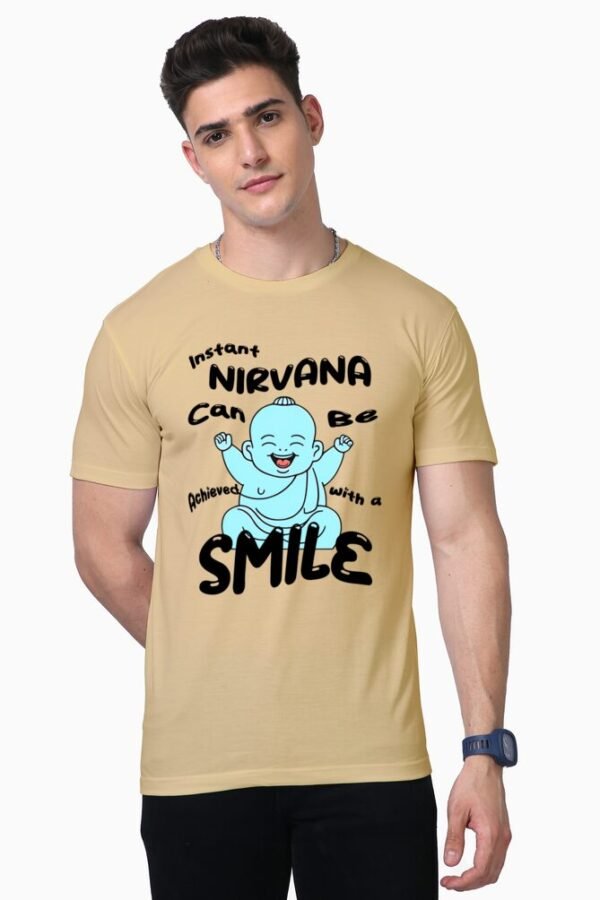 Smile For Nirvana Unisex Half Sleeve T-shirt - Image 6