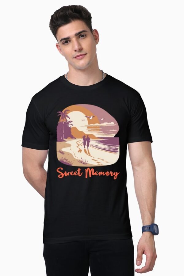 Couple Sweet Memory Unisex Half Sleeve T-shirt - Image 7