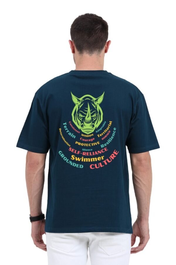 Rhino Attitude Unisex Oversize Classic T-shirt - Image 3