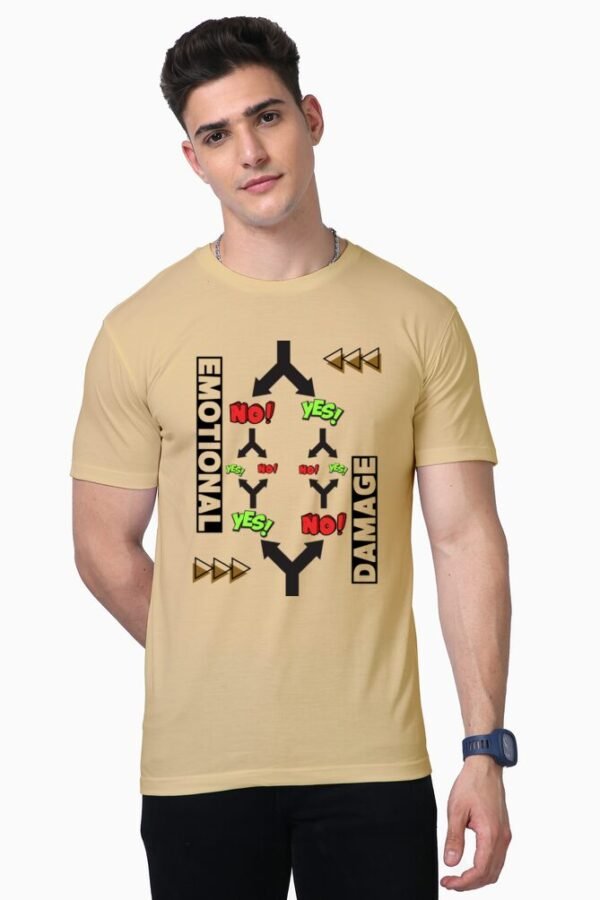 Emotional Damage Unisex Half Sleeve T-shirt - Image 6