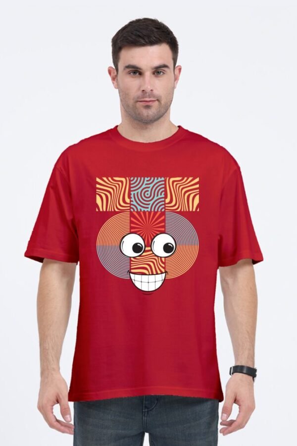 Objective Smile Unisex Oversize Classic T-shirt - Image 8