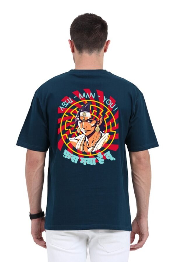 Chakravyuh Unisex Oversize Classic T-shirt - Image 3