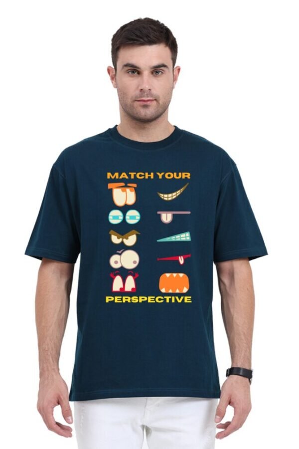 Perspective Match Unisex Oversize Classic T-shirt - Image 6