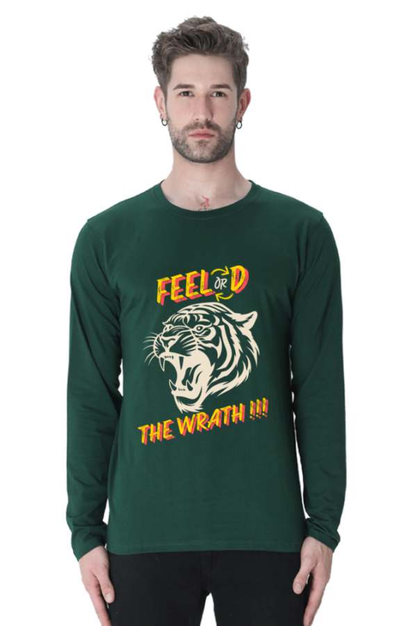 Feed or Feel The Wrath Men Full Sleeve T-shirt - Image 7