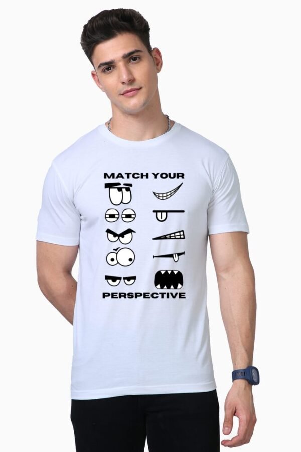 Match Your Perspective Unisex Half Sleeve T-shirt - Image 5