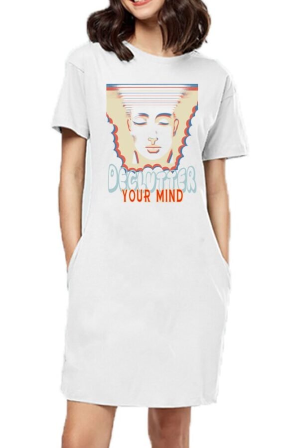 Declutter Mind Women T-shirt Dress - Image 4