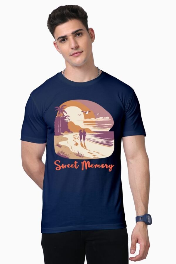Couple Sweet Memory Unisex Half Sleeve T-shirt - Image 6