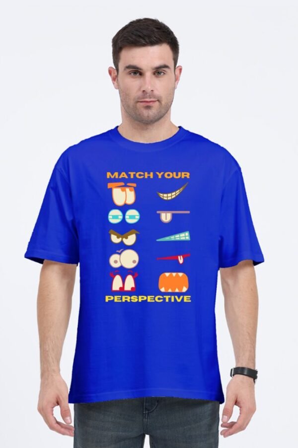 Perspective Match Unisex Oversize Classic T-shirt - Image 9