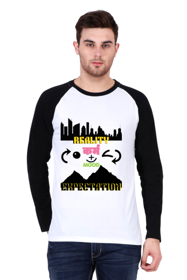 Karma Plus Mood Men Raglan Tees - Image 3