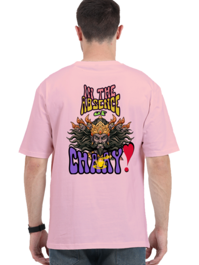 Chaay Compulsiveness Unisex Oversize Classic T-shirt - Light Baby Pink, XL