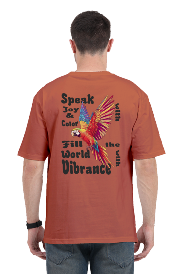Vibrance of Parrot Unisex Oversize Classic T-shirt - Image 5