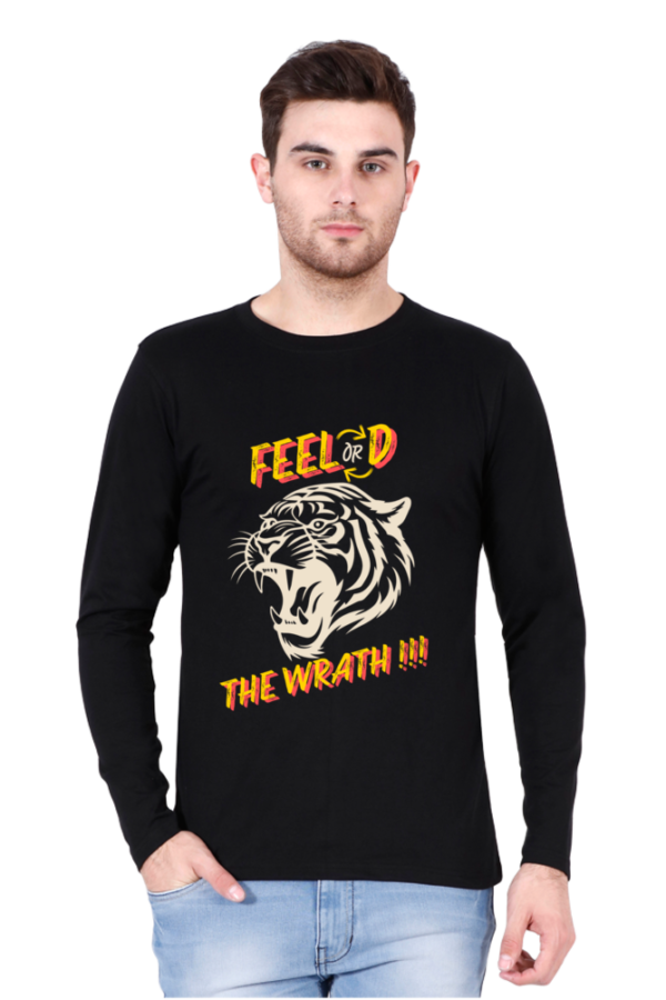 Feed or Feel The Wrath Men Full Sleeve T-shirt - Image 3