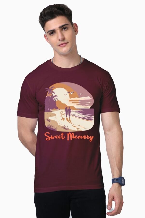 Couple Sweet Memory Unisex Half Sleeve T-shirt - Image 5
