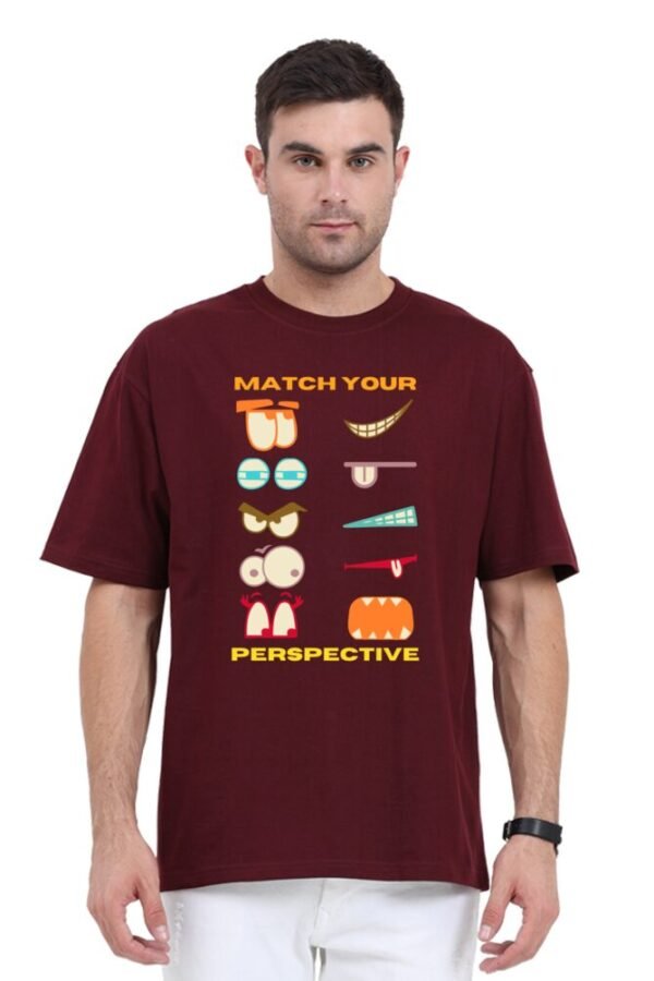 Perspective Match Unisex Oversize Classic T-shirt - Image 8