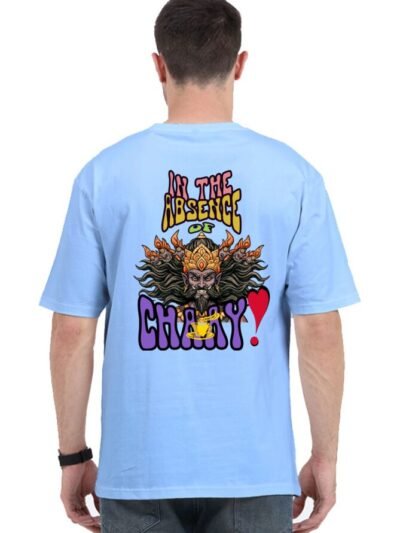 Chaay Compulsiveness Unisex Oversize Classic T-shirt - Baby Blue, XL
