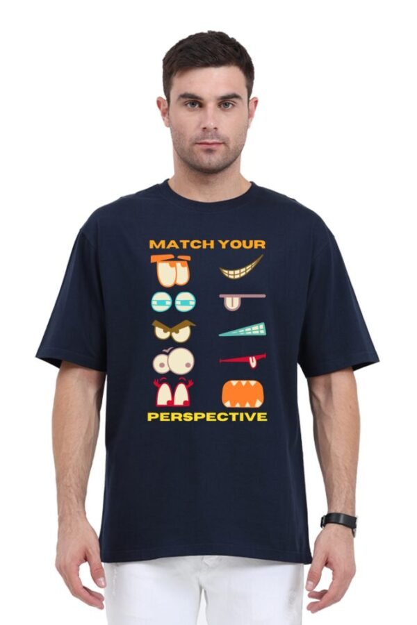Perspective Match Unisex Oversize Classic T-shirt - Image 11