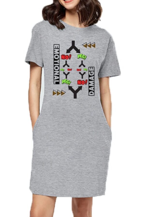 Emotional Damage Women T-shirt Dress - Image 5