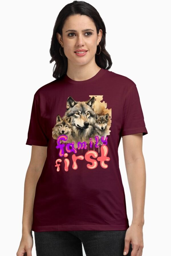 Family First Unisex Half Sleeve T-shirt - Image 5