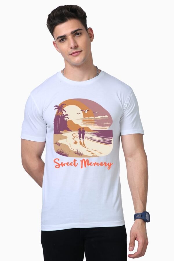Couple Sweet Memory Unisex Half Sleeve T-shirt - Image 8