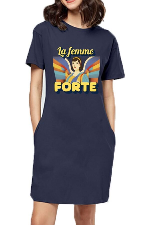 Femme Forte Women T-shirt Dress - Image 5
