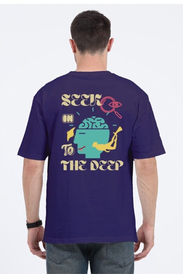 The Deep Seeker Unisex Oversize Classic T-shirt - Image 7