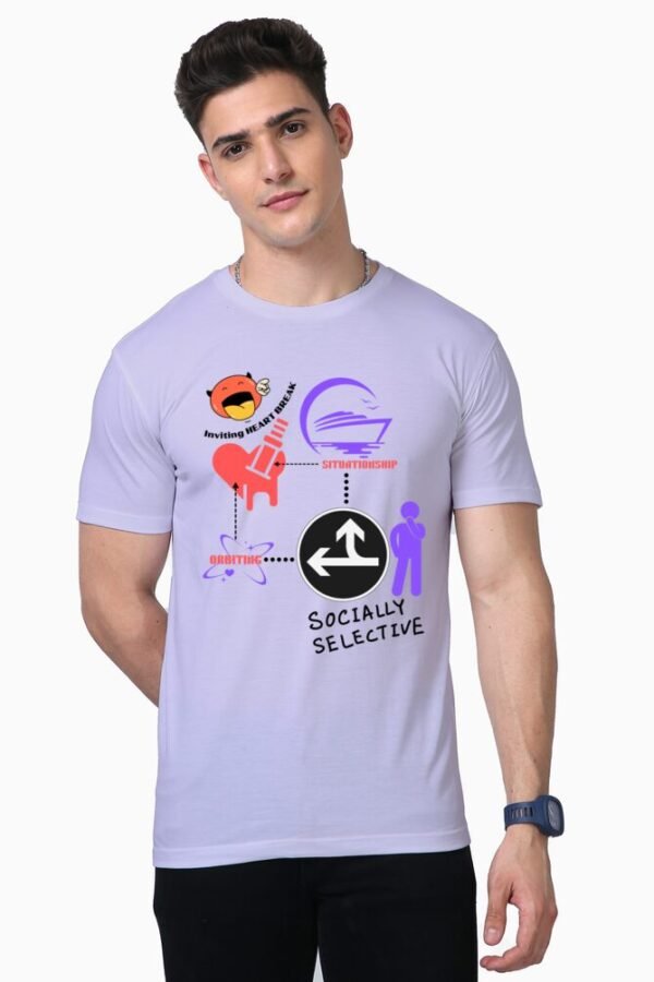 Heart Break Unisex Half Sleeve T-shirt - Image 4