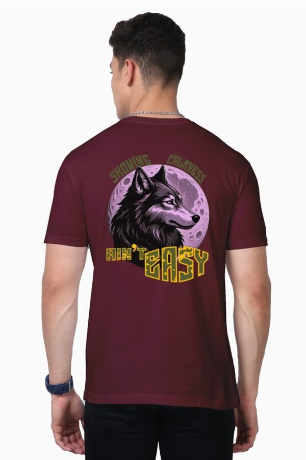 Calmness Ain't Easy Unisex Half Sleeve T-shirt - Image 5