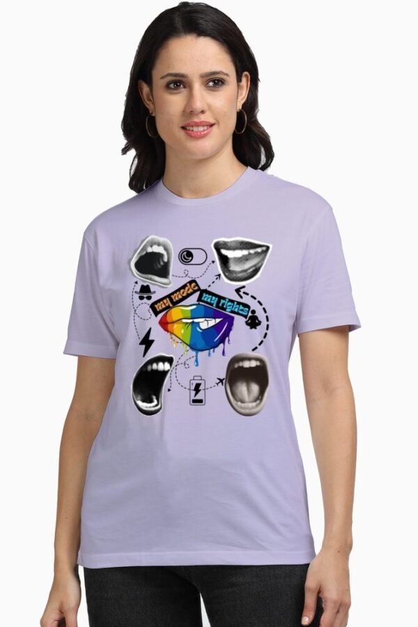 My Modes My Rights Unisex Half Sleeve T-shirt - Image 5