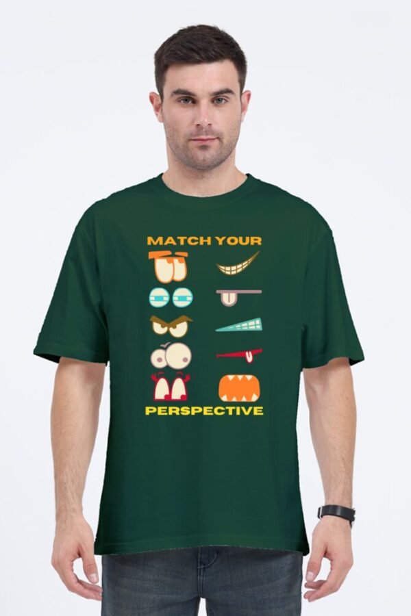 Perspective Match Unisex Oversize Classic T-shirt - Image 10