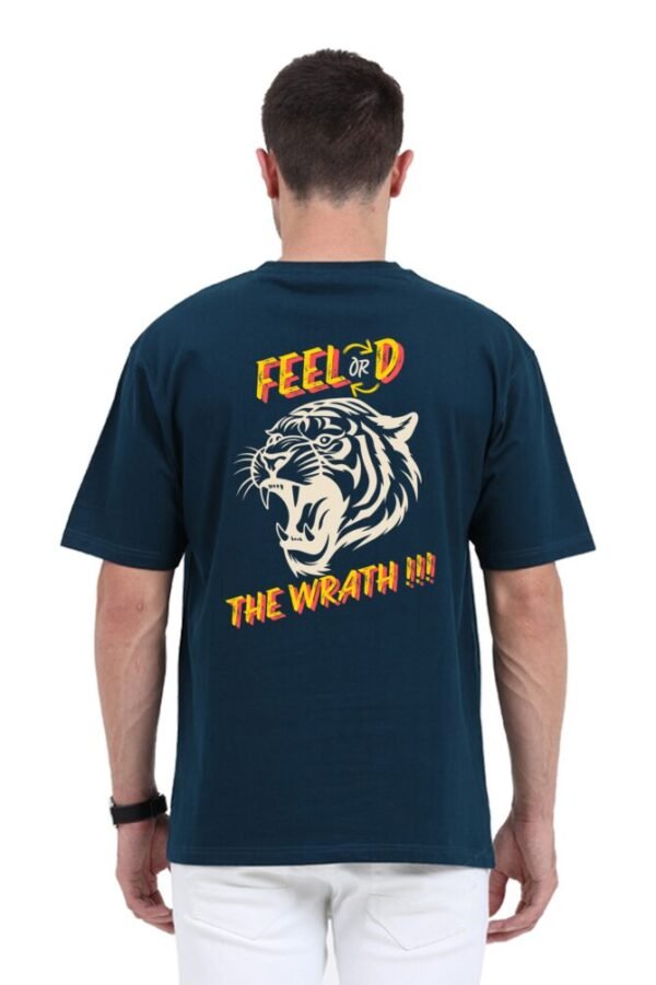 Feel The Wrath Tiger Unisex Oversize Classic T-shirt - Image 3