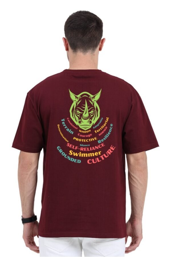 Rhino Attitude Unisex Oversize Classic T-shirt - Image 7