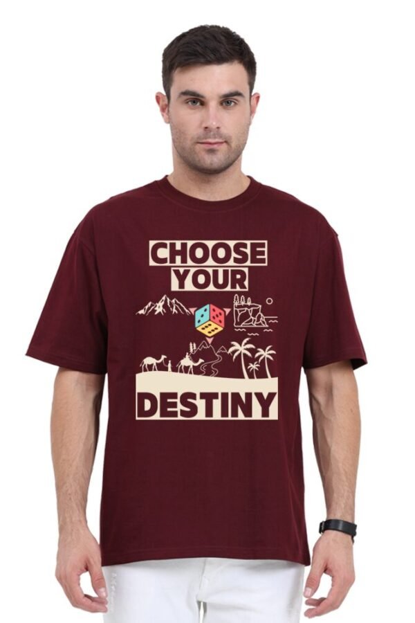 Choose Destiny Unisex Oversize Classic T-shirt - Image 7