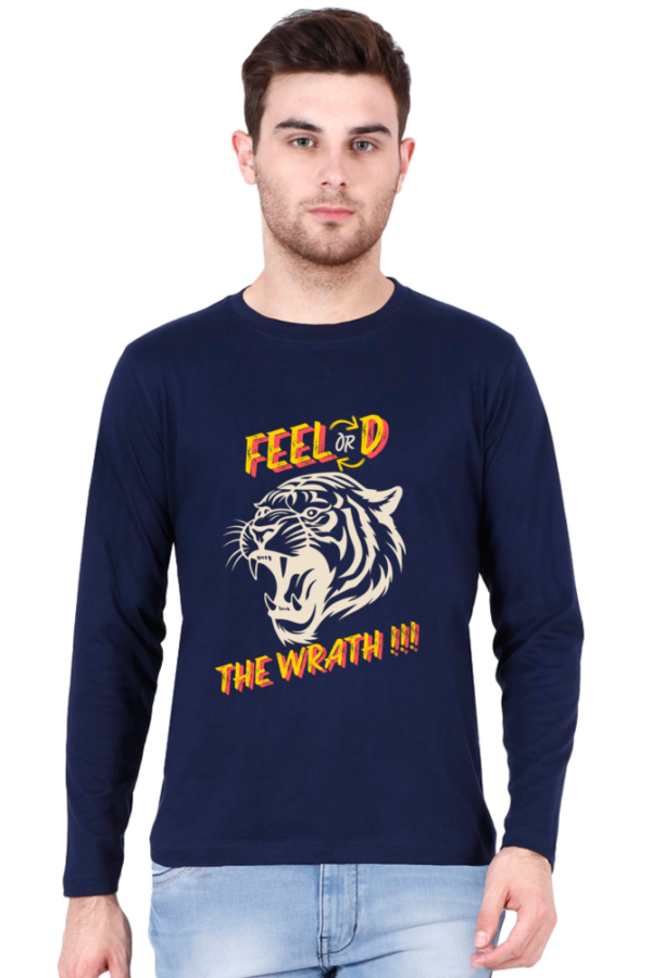 Feed or Feel The Wrath Men Full Sleeve T-shirt - Image 8