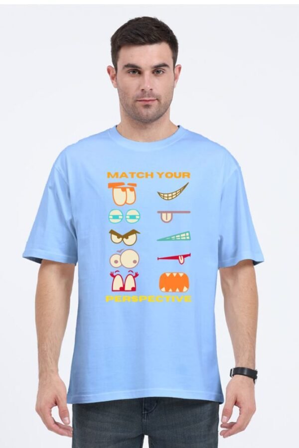 Perspective Match Unisex Oversize Classic T-shirt - Image 14