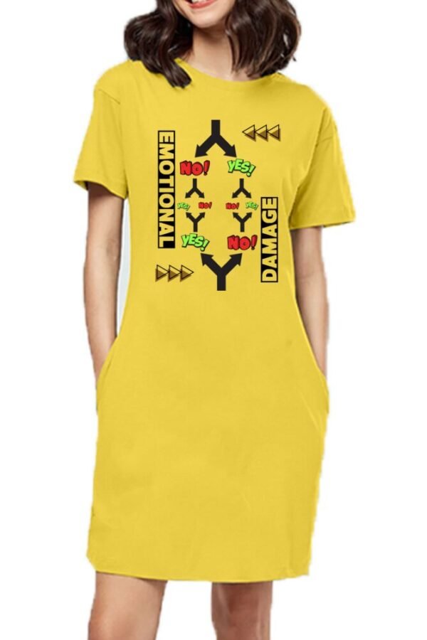Emotional Damage Women T-shirt Dress - Image 7