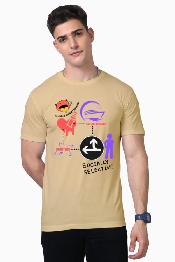 Heart Break Unisex Half Sleeve T-shirt - Image 6