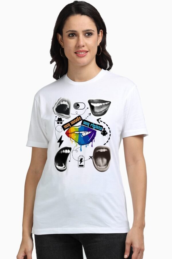 My Modes My Rights Unisex Half Sleeve T-shirt - Image 6