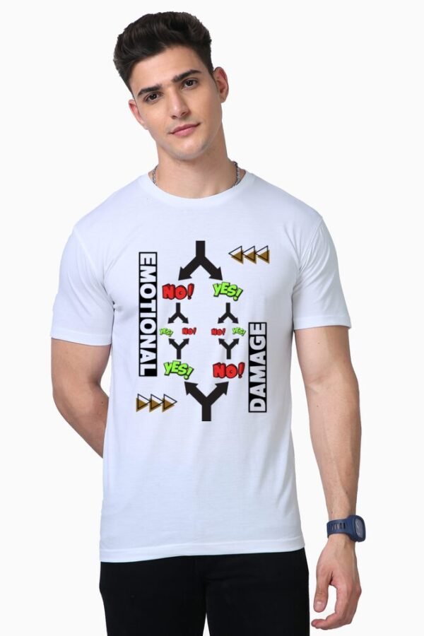Emotional Damage Unisex Half Sleeve T-shirt - Image 5