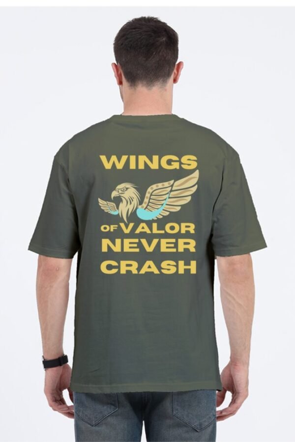 Wings of Valor Unisex Oversize Classic T-shirt - Image 14