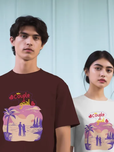 Couple Goals_Maroon_white