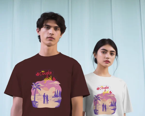 Couple Goals_Maroon_white