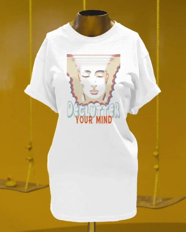 Declutter mind_Tdress_white1