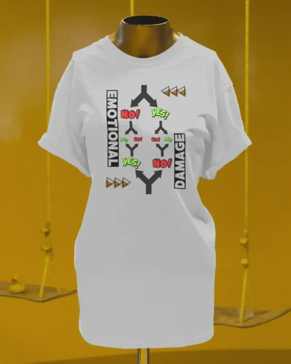 Emotional Damage_Tdress_Grey melange