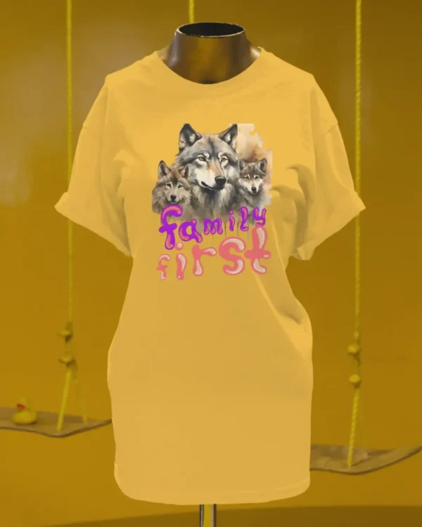 Family First_Tdress_Golden Yellow