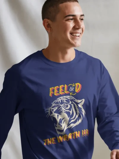 Feed or Feel The Wrath Men Full Sleeve T-shirt