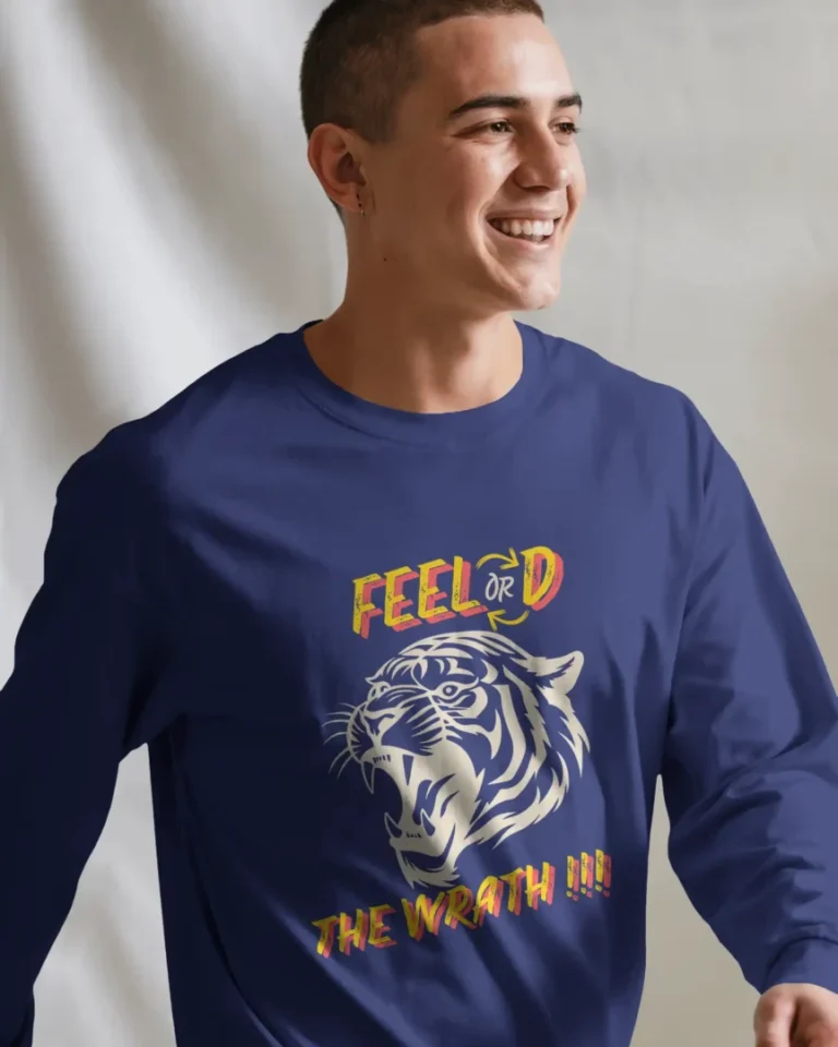 Feed or Feel The Wrath Men Full Sleeve T-shirt