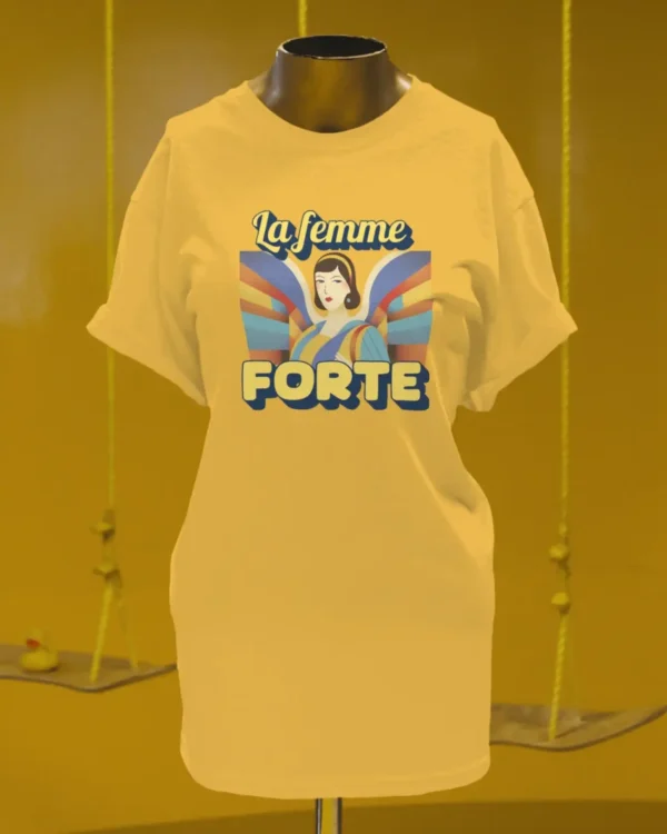 La Femme Forte_Tdress_Golden Yellow
