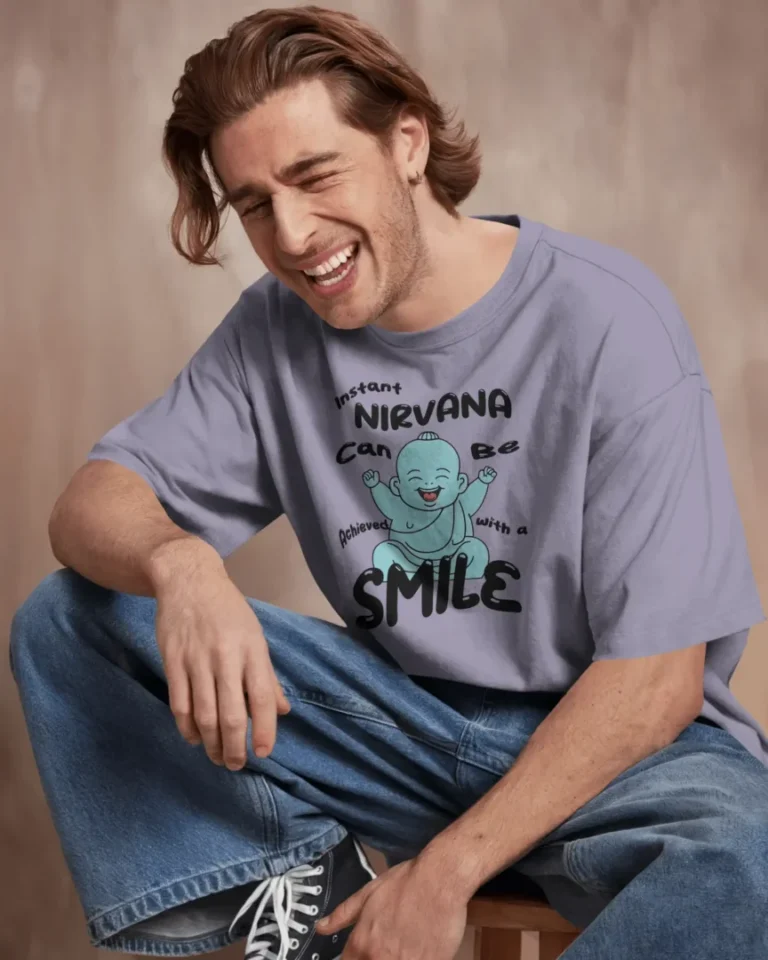 Smile For Nirvana Unisex Half Sleeve T-shirt