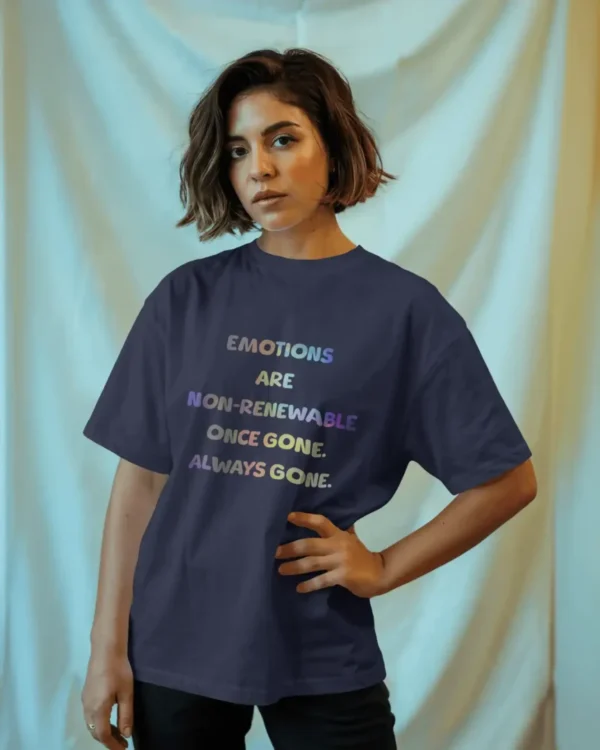 Non Renewable Emotions_Navy Blue