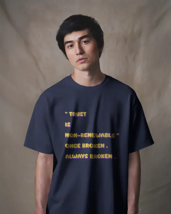 Non Renewable Trust_Navy Blue